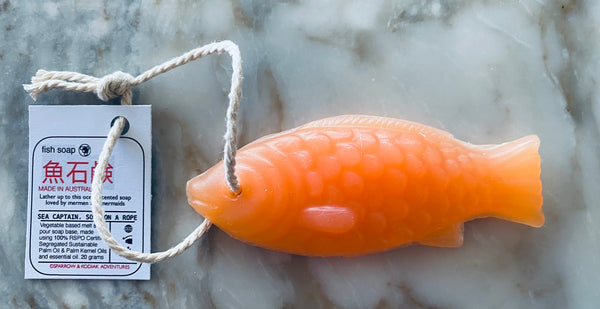 Realistic Fish Soap On A Rope